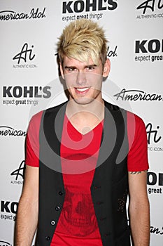 Colton Dixon arrives at the American Idol's
