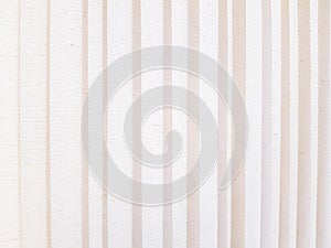 Colum and Line pattern of white plastic curtain background