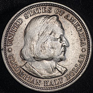 Columbas Commemorative Silver Coin 1892