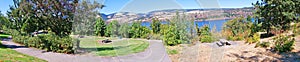 Columbia Gorge Rest Area - Panorama