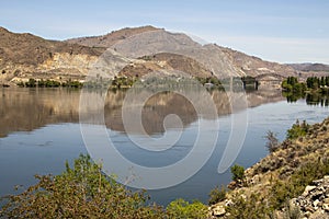 Columbia River Basin Lush Farmland River's Edge Washington State