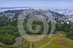 Columbia River Gorge Aerial View 2