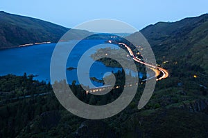 Columbia river gorge National scenic area overlook