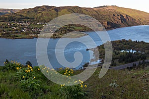 Columbia river gorge National scenic area overlook