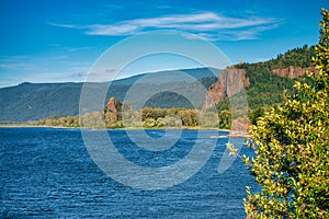 Columbia River Gorge Park in Oregon, summer season, United State