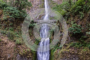 Columbia River Gorge\'s Multnomah Waterfall