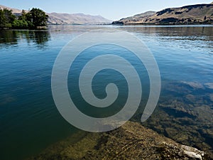 Columbia River at Horsethief Lake State Park, WA, USA