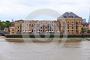 Columbia Wharf in Rotherhithe, London UK