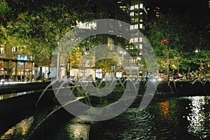 Columbus Circle and fountain New York USA