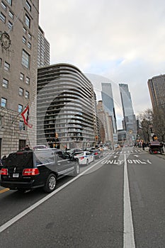 Columbus Circle in NYC, USA