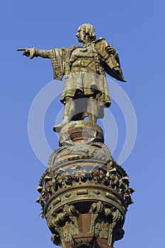 Columbus column in Barcelona