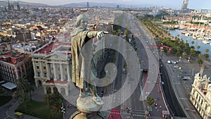 Columbus Monument in Barcelona