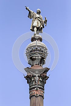 Columbus Monument in Barcelona