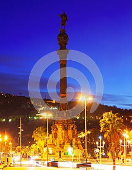 Columbus monument. Barcelona