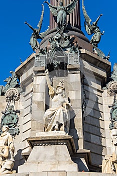 The Columbus Monument in Barcelona