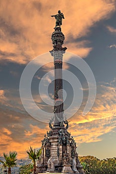 Columbus Monument, Barcelona, Catalonia, Spain