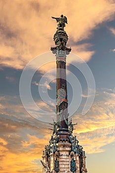 Columbus Monument, Barcelona, Catalonia, Spain