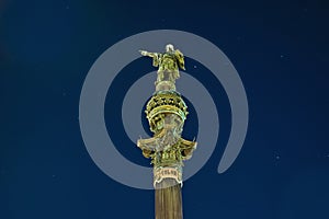 Columbus Monument at Barcelona, Spain