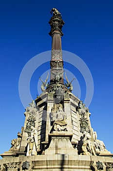 Columbus Monument Barcelona Spain