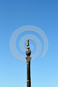 Columbus Monument Barcelona Spain