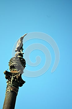 Columbus Monument Barcelona Spain