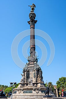 The Columbus Monument in Barcelona photo