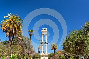 Columbus Monument in Seville, Spain