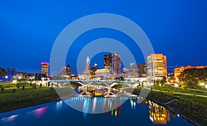 Columbus,ohio,usa. 9-11-17: beautiful columbus skyline