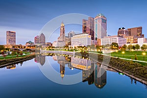 Columbus, Ohio, USA Skyline