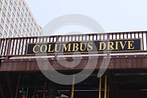 Columbus street crossing 1, Chicago Illinois