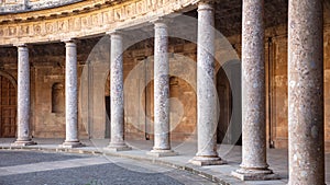 Column of Alhambra,  Granada