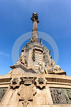 Column of Christopher Columbus - Barcelona Spain