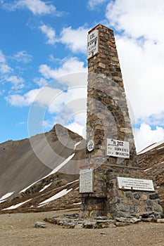 Column upon the Col d`Izoard, French Queyras Natural Park