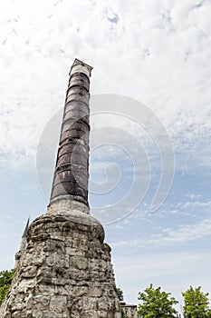 Column of Constantine in Fatih district of Istanbul, Turkey