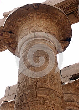 Column crown at the Hypostyle Hall at Karnak