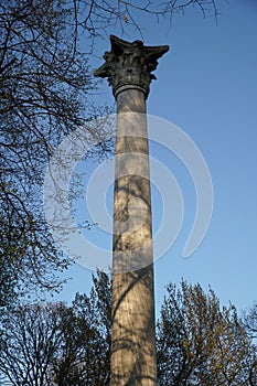 Column of the Goths in Gulhane Park, Istanbul, Turkey