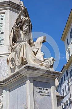 The Column of the Immaculate Conception, Piazza Mignanelli, Rome