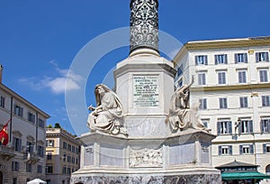 The Column of the Immaculate Conception, Piazza Mignanelli, Rome