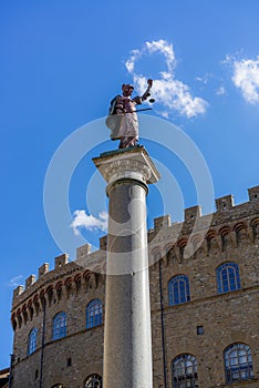 Column of Justice in Piazza Santa Trinita