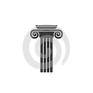 Column Logo vector Template design illustration icon