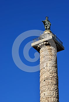Column of Marcus Aurelius and Saint Paul