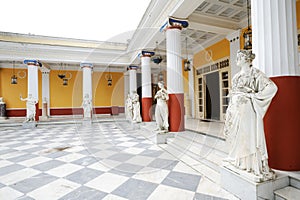 Column of Muses in Achillion palace