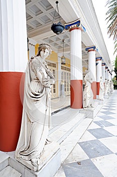Column of Muses in Achillion palace