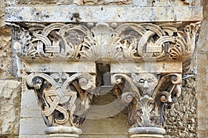 Column ornament from church