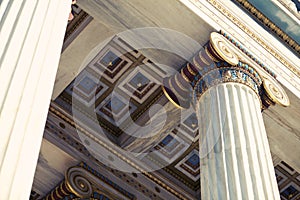 Column pillars at Athens academy