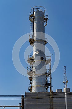 Column for the production of hydrocarbons at a plant in Siberia
