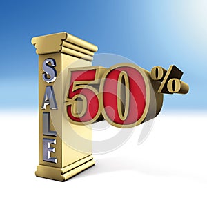 Column sale and Fifty Percent