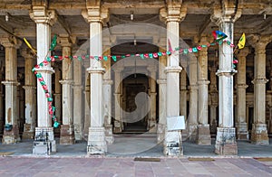 Column at Sarkhej Roza mosque, Ahmedabad