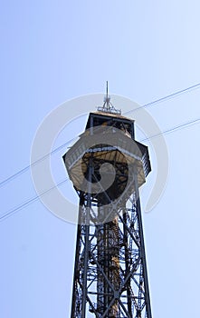 Column of Teleferic at Barcelona