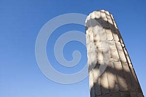 Column of Temple of Athena Nike in Acropolis